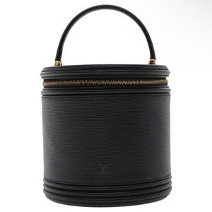 Louis Vuitton Epi Leather Cannes Bucket Bag Black –Authentic – Rare – Vintage LV